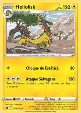 Carta Heliolisk 050/159 do set Realeza Absoluta — Pokémon TCG | Bynx