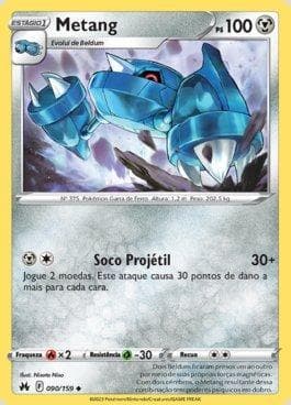 Carta Metang 090/159 do set Realeza Absoluta — Pokémon TCG | Bynx