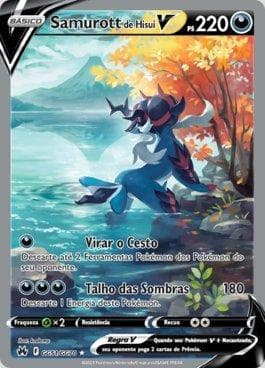 Carta Hisuian Samurott-V #GG51 do set Galeria de Galar — Pokémon TCG | Bynx