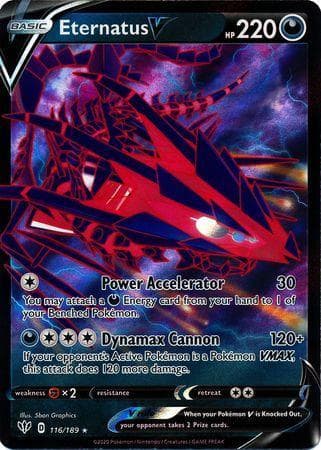 Carta Eternatus-V 116/189 do set Escuridão Incandescente — Pokémon TCG | Bynx