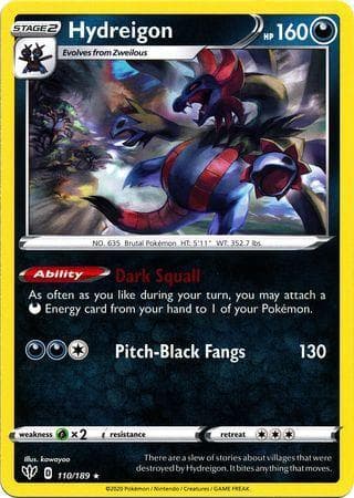 Hydreigon 110 — Escuridão Incandescente