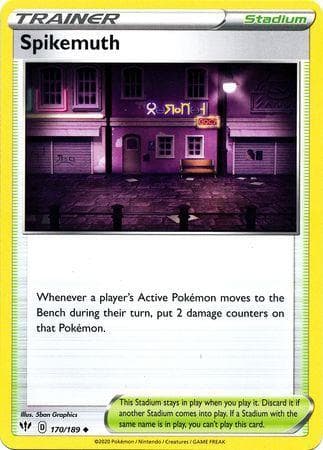 Carta Spikemuth 170/189 do set Escuridão Incandescente — Pokémon TCG | Bynx