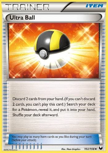 Carta Ultra Ball 102/108 do set Exploradores da Escuridão — Pokémon TCG | Bynx
