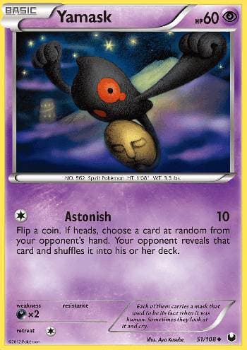 Carta Yamask 51/108 do set Exploradores da Escuridão — Pokémon TCG | Bynx