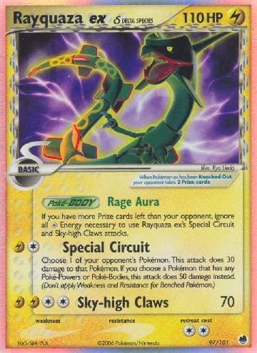 Rayquaza ex 97 — Dragon Frontiers