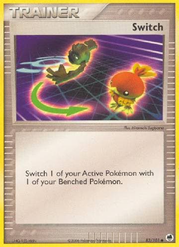 Carta Switch 83/101 do set Dragon Frontiers — Pokémon TCG | Bynx
