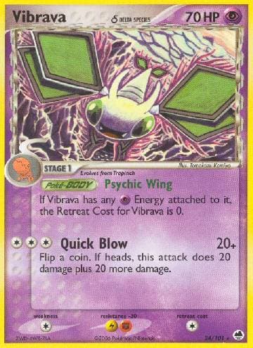 Carta Vibrava 24/101 do set Dragon Frontiers — Pokémon TCG | Bynx