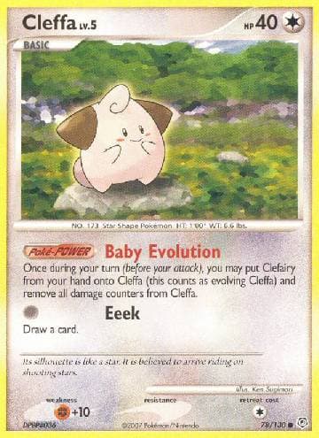 Carta Cleffa 78/130 do set Diamante & Pérola — Pokémon TCG | Bynx