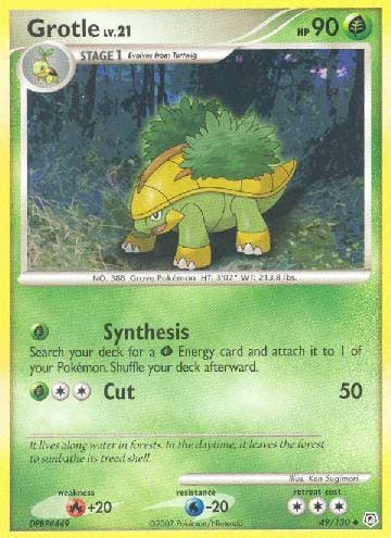 Carta Grotle 49/130 do set Diamante & Pérola — Pokémon TCG | Bynx