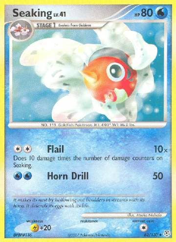 Carta Seaking 62/130 do set Diamante & Pérola — Pokémon TCG | Bynx