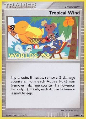 Carta Tropical Wind #DP25 do set Diamante & Pérola Promos — Pokémon TCG | Bynx