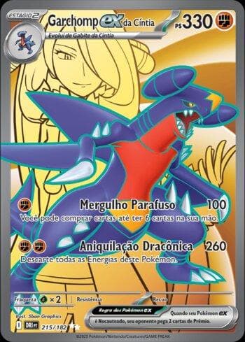 Cynthia's Garchomp ex 215/182 — Rivais Predestinados
