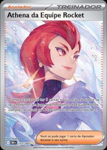 Carta Team Rocket's Ariana 237/182 do set Rivais Predestinados — Pokémon TCG | Bynx