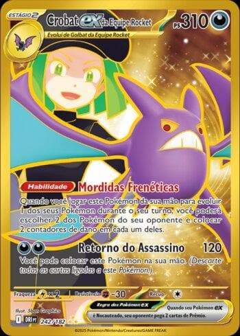 Team Rocket's Crobat ex 242/182 — Rivais Predestinados