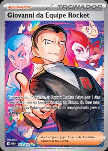 Team Rocket's Giovanni 238/182 — Rivais Predestinados