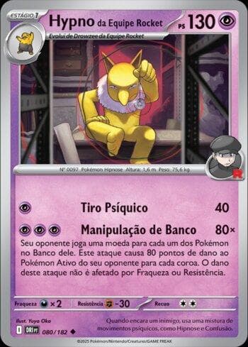 Team Rocket's Hypno 080/182 — Rivais Predestinados