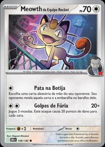Team Rocket's Meowth 149 — Rivais Predestinados