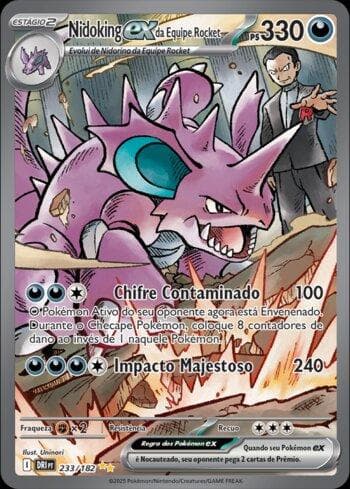 Team Rocket's Nidoking ex 233/182 — Rivais Predestinados