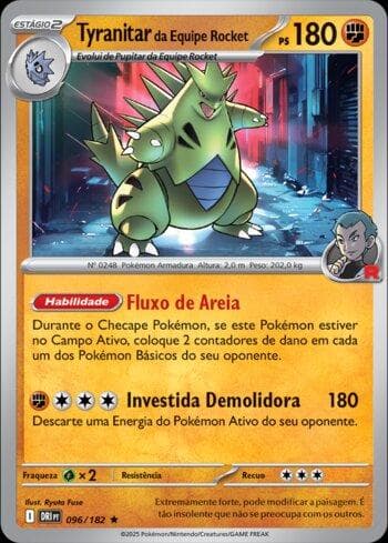 Team Rocket's Tyranitar 096 — Rivais Predestinados