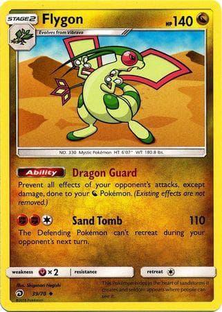 Carta Flygon 39/70 do set Dragões Soberanos — Pokémon TCG | Bynx