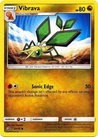 Carta Vibrava 38/70 do set Dragões Soberanos — Pokémon TCG | Bynx