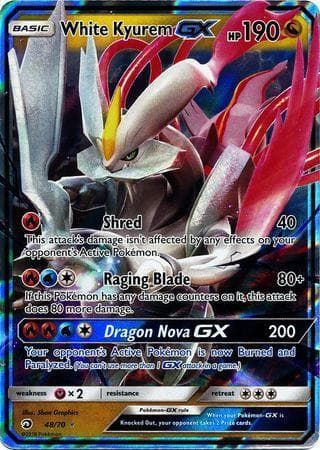 White Kyurem-GX 48 — Dragões Soberanos
