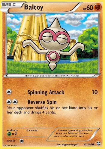 Carta Baltoy 63/124 do set Dragões Enaltecidos — Pokémon TCG | Bynx