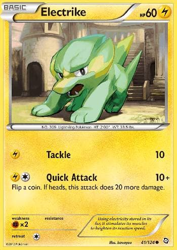 Carta Electrike 41/124 do set Dragões Enaltecidos — Pokémon TCG | Bynx