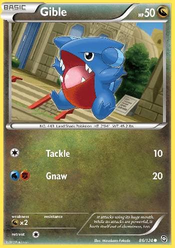 Gible 086/124 — Dragões Enaltecidos