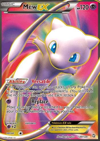 Mew-EX 120/124 — Dragões Enaltecidos