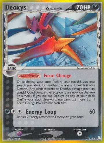 Carta Deoxys 3/110 do set EX Holon Phantoms — Pokémon TCG | Bynx