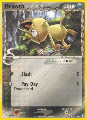 Meowth 71 — EX Holon Phantoms