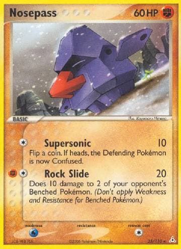 Nosepass 025/110 — EX Holon Phantoms