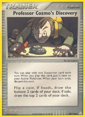 Carta Professor Cozmo's Discovery 89/110 do set EX Holon Phantoms — Pokémon TCG | Bynx