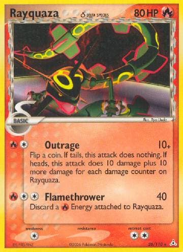 Rayquaza 26 — EX Holon Phantoms