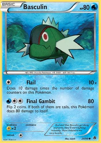 Carta Basculin 24/98 do set Poderes Emergentes — Pokémon TCG | Bynx
