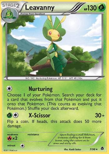 Carta Leavanny 7/98 do set Poderes Emergentes — Pokémon TCG | Bynx