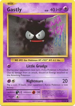 Gastly 047/108 — Evoluções