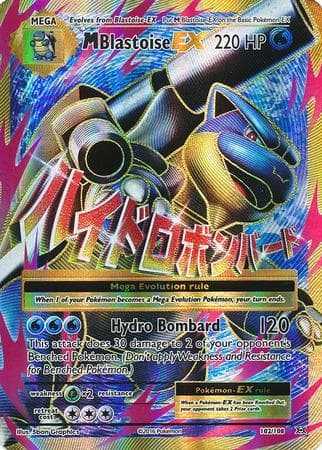M Blastoise-EX 102/108 — Evoluções