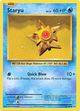 Carta Staryu 30/108 do set Evoluções — Pokémon TCG | Bynx