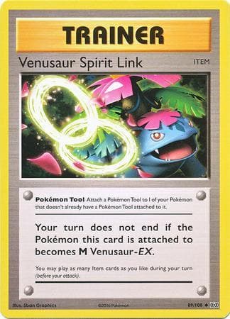 Carta Venusaur Spirit Link 89/108 do set Evoluções — Pokémon TCG | Bynx