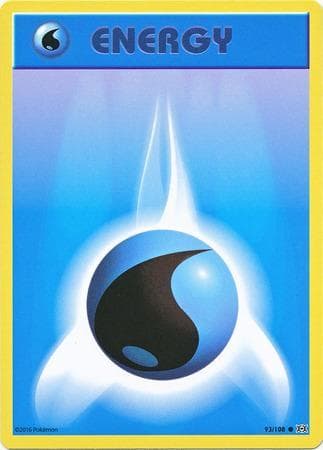 Carta Water Energy 93/108 do set Evoluções — Pokémon TCG | Bynx