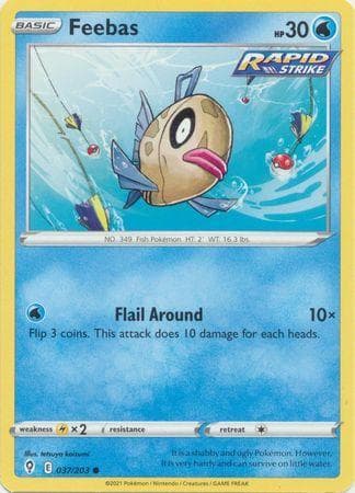 Carta Feebas 37/203 do set Céus em Evolução — Pokémon TCG | Bynx