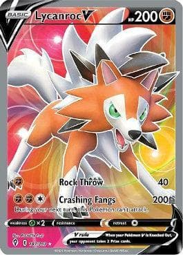 Lycanroc-V 187/203 — Céus em Evolução