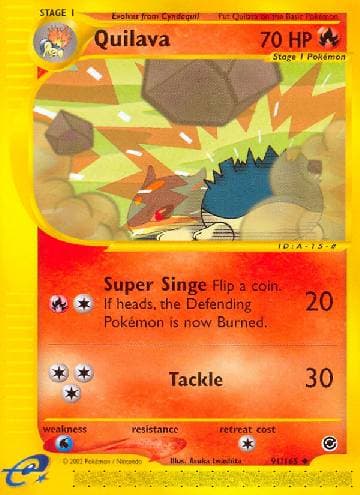 Carta Quilava 91/165 do set Expedition — Pokémon TCG | Bynx