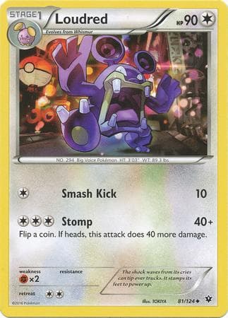 Carta Loudred 81/124 do set Fusão de Destinos — Pokémon TCG | Bynx