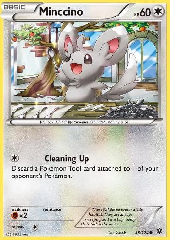 Carta Minccino 86/124 do set Fusão de Destinos — Pokémon TCG | Bynx