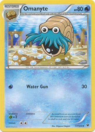 Carta Omanyte 17/124 do set Fusão de Destinos — Pokémon TCG | Bynx