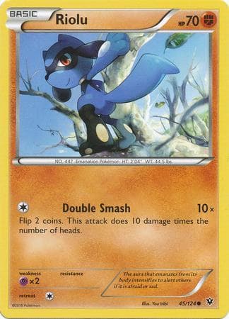 Carta Riolu 45/124 do set Fusão de Destinos — Pokémon TCG | Bynx