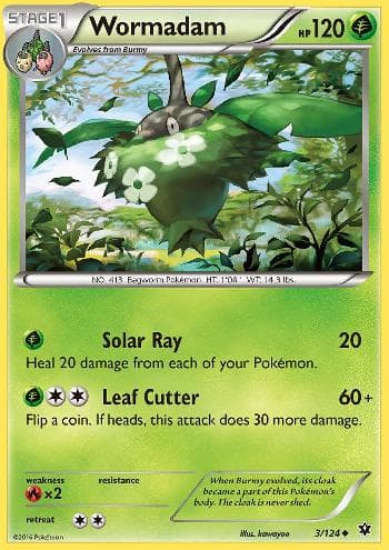 Carta Wormadam 3/124 do set Fusão de Destinos — Pokémon TCG | Bynx